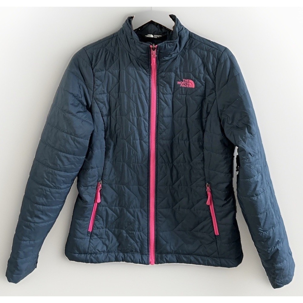 The North Face Women's Quilted Full Zip Puffer Jacket Coat Sz Med Clean - Picture 2 of 8